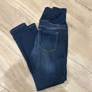 KanCan Dark Blue Women's Maternity Jeans